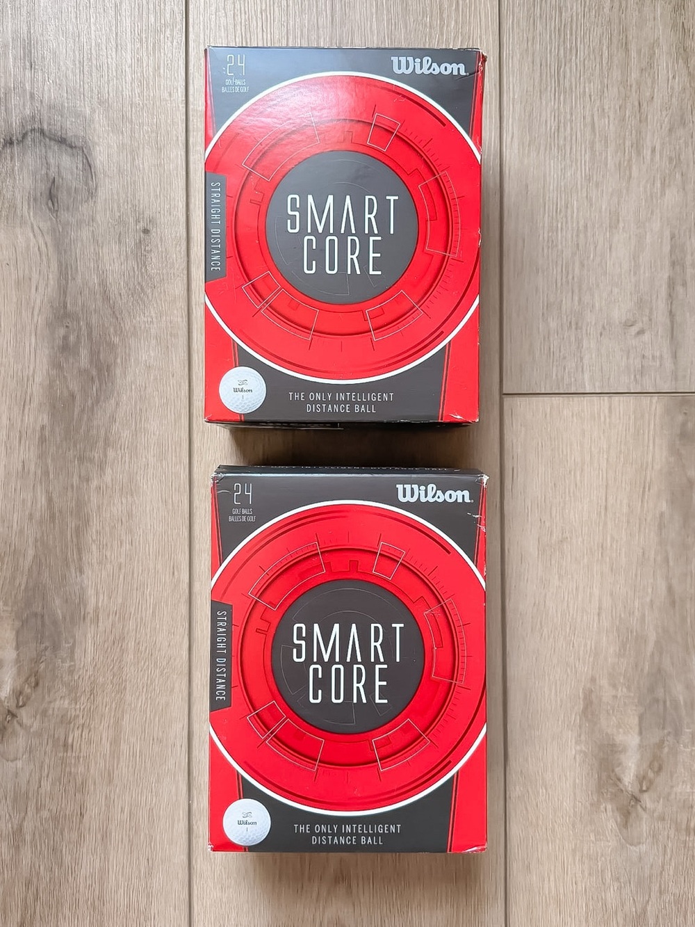 WILSON SMART CORE GOLF BALL BUNDLE TWO BOXES OF 24 (48 TOTAL) NIB